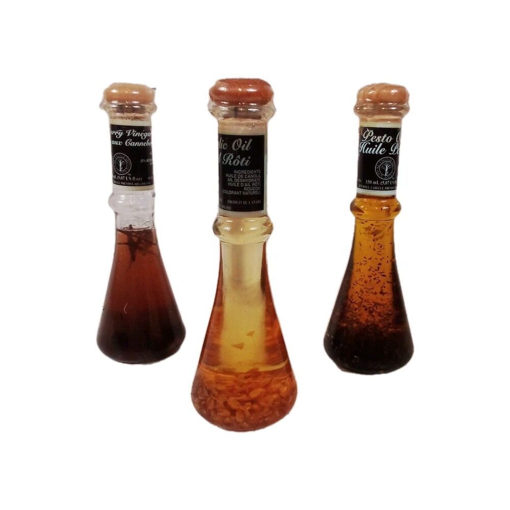 Vintage Botanical Vinegar Blend Decorative Jars